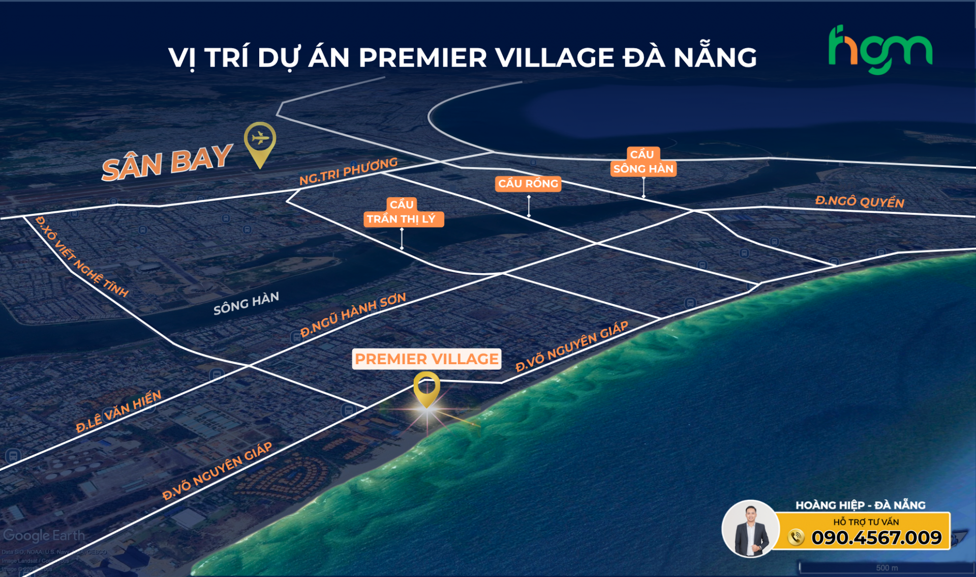 VỊ TRÍ DỰ ÁN PREMIER VILLAGE ĐÀ NẴNG
